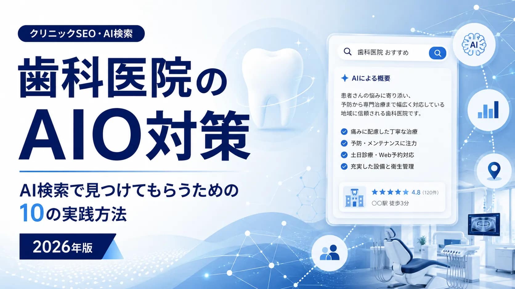 歯科医院のAIO対策｜AI検索で見つけてもらうための10の実践方法