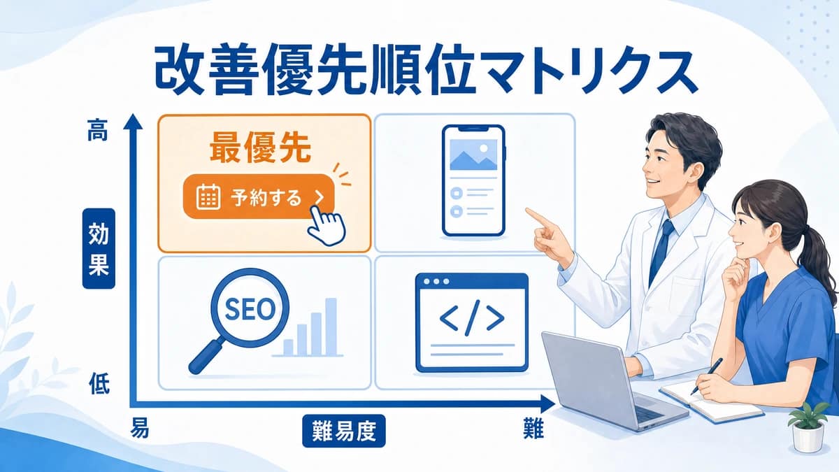 改善項目の優先順位マップ
